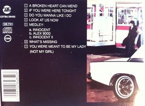 Back Cover Album Alexander O' Neal - Alexander O'Neal | tabu records | CDTBU 26485 | UK Back Cover Album Alexander O' Neal - Alexander O'Neal | tabu records | CDTBU 26485 | UK