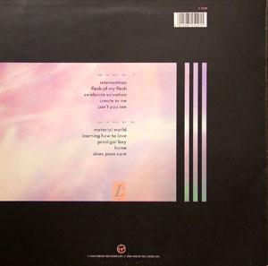 Back Cover Album Lavine Hudson - Intervention