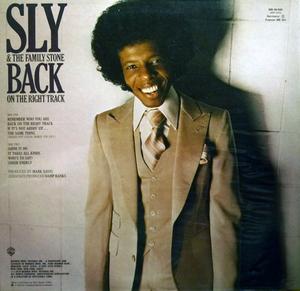 Back Cover Album Sly & The Family Stone - Back On The Right Track  | warner bros. records | WB 56 640 | DE