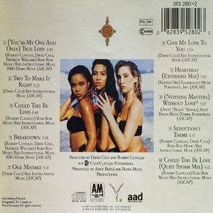 Back Cover Album Seduction - Nothing Matters Without Love Back Cover Album Seduction - Nothing Matters Without Love