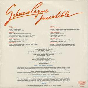 Back Cover Album Scherrie Payne - Incredible