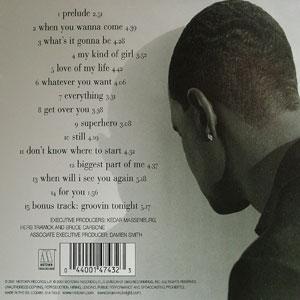 Back Cover Album Brian Mcknight - Superhero