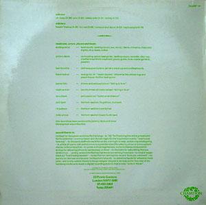 Back Cover Album Spank - Spank You