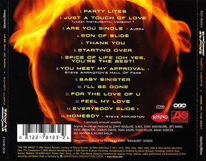 Back Cover Album Slave - Party Lights - More Of The Best (CD Stone Jam)