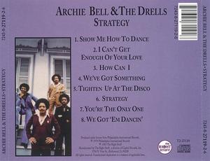 Back Cover Album Archie Bell And The Drells - Strategy | the right stuff records | 27119 | UK Back Cover Album Archie Bell And The Drells - Strategy | the right stuff records | 27119 | UK