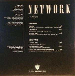 Back Cover Album Network - I Need You  | vinyl-masterpiece records | 001 | NL