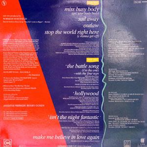 Back Cover Album The Temptations - Back To Basics Back Cover Album The Temptations - Back To Basics