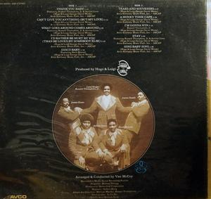 Back Cover Album The Stylistics - Thank You Baby