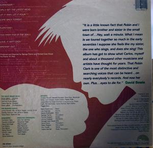 Back Cover Album Robin Clark - Surrender Back Cover Album Robin Clark - Surrender