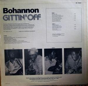 Back Cover Album Hamilton Bohannon - Gittin' Off
