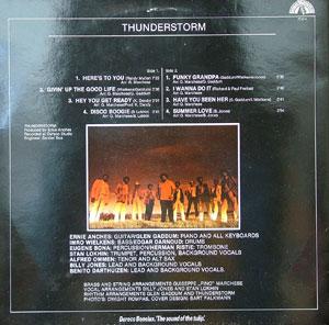 Back Cover Album Thunderstorm - Thunderstorm Back Cover Album Thunderstorm - Thunderstorm
