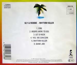 Back Cover Album Sly And Robbie - Rhythm Killers