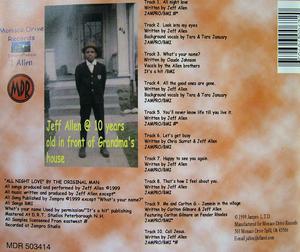 Back Cover Album The Original Man - All Night Love