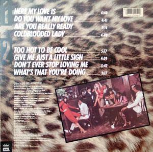 Back Cover Album Ebonee Webb - Too Hot Back Cover Album Ebonee Webb - Too Hot