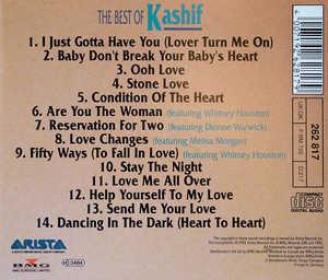 Back Cover Album Kashif - The Best Of Kashif Back Cover Album Kashif - The Best Of Kashif