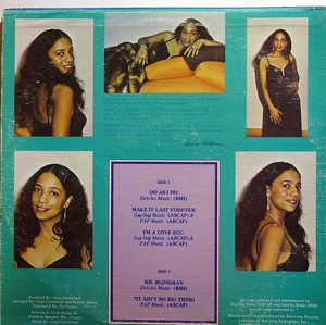 Back Cover Album Donna Mcghee - Make It Last Forever Back Cover Album Donna Mcghee - Make It Last Forever