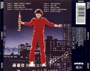 Back Cover Album Kenny G - Kenny G