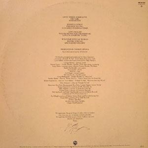 Back Cover Album George Benson - Livin' Inside Your Love