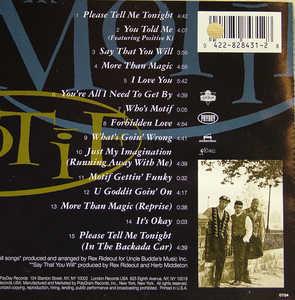 Back Cover Album Motif - More Than Magic