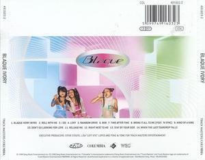 Back Cover Album Blaque - Ivory