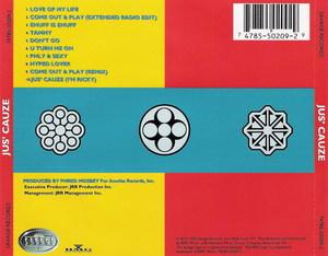 Back Cover Album Jus Cauze - Jus'cauze Back Cover Album Jus Cauze - Jus'cauze