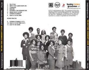 Back Cover Album The New York Community Choir - The New York Community Choir  | funkytowngrooves records | FTG-330 | US