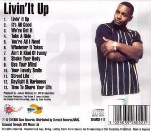 Back Cover Album Paul Anton - Livin'it Up