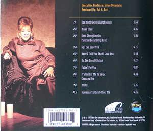 Back Cover Album Jean Carne - Love Lessons Back Cover Album Jean Carne - Love Lessons