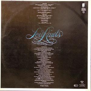 Back Cover Album Lou Rawls - Sit Down And Talk To Me