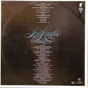 Back Cover Album Lou Rawls - Sit Down And Talk To Me Back Cover Album Lou Rawls - Sit Down And Talk To Me
