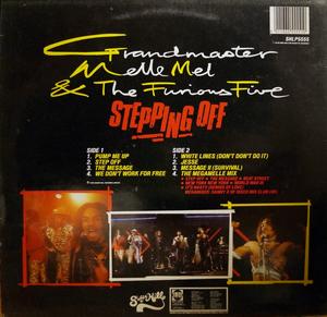 Back Cover Album Grandmaster Melle Mel - Stepping Off Back Cover Album Grandmaster Melle Mel - Stepping Off