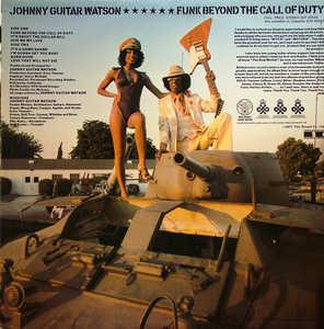 Back Cover Album Johnny Guitar Watson - Funk Beyond The Call Of Duty Back Cover Album Johnny Guitar Watson - Funk Beyond The Call Of Duty