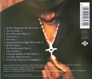 Back Cover Album Joe - All That I Am