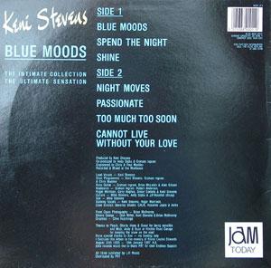 Back Cover Album Keni Stevens - Blue Moods Back Cover Album Keni Stevens - Blue Moods