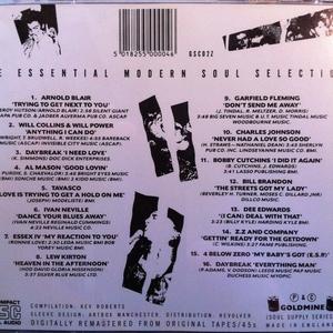 Back Cover Album Various Artists - The Essential Modern Soul Selection Back Cover Album Various Artists - The Essential Modern Soul Selection