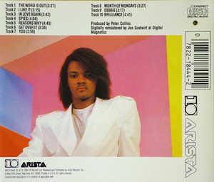 Back Cover Album Jermaine Stewart - The Word Is Out