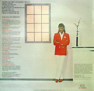 Back Cover Album Randy Hall - I Belong To You