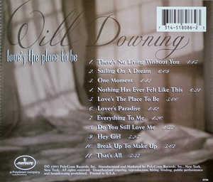 Back Cover Album Will Downing - Love's The Place To Be