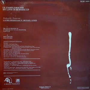 Back Cover Album Le Pamplemousse - My Love Is Burning Up Back Cover Album Le Pamplemousse - My Love Is Burning Up