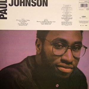 Back Cover Album Paul Johnson - Paul Johnson