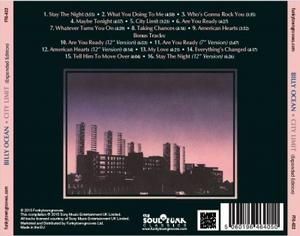 Back Cover Album Billy Ocean - City Limit  | funkytowngrooves records | FTG-422 | UK