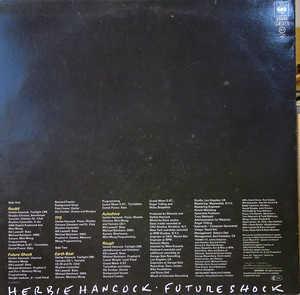 Back Cover Album Herbie Hancock - Future Shock Back Cover Album Herbie Hancock - Future Shock