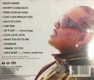 Back Cover Album Charlie Wilson - Uncle Charlie Back Cover Album Charlie Wilson - Uncle Charlie