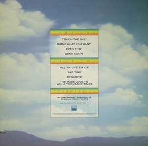 Back Cover Album Smokey Robinson - Touch The Sky