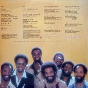 Back Cover Album Con Funk Shun - Loveshine