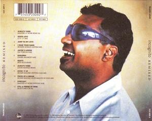 Back Cover Album Incognito - Incognito Remixed