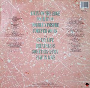 Back Cover Album Mason - Livin' On The Edge Back Cover Album Mason - Livin' On The Edge