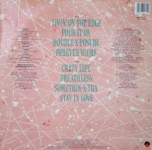 Back Cover Album Mason - Livin' On The Edge