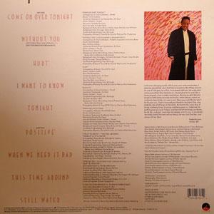 Back Cover Album Peabo Bryson - Positive Back Cover Album Peabo Bryson - Positive