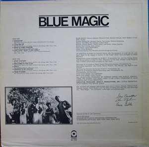 Back Cover Album Blue Magic - Blue Magic Back Cover Album Blue Magic - Blue Magic